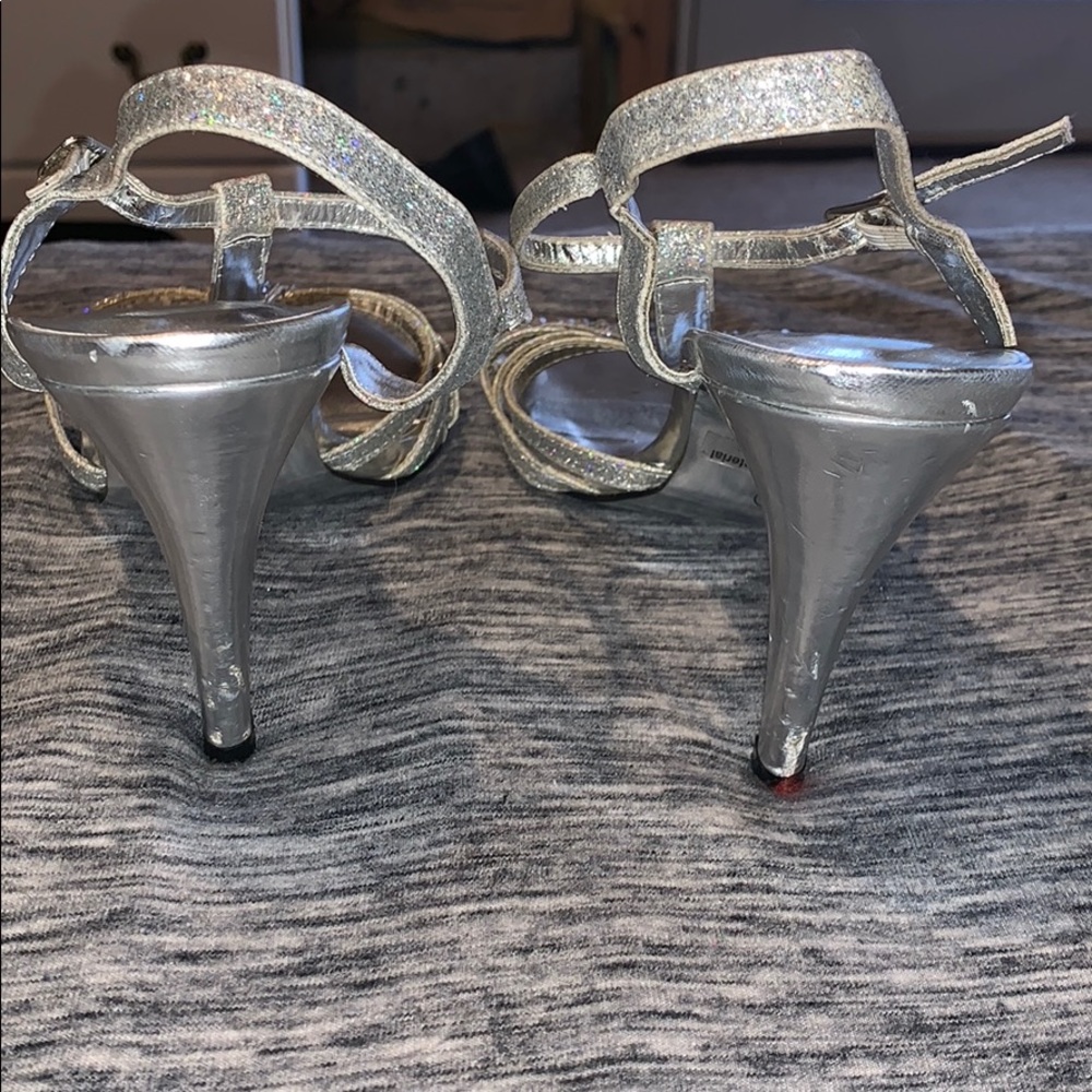 Silver Rhinestone Heels - Picture 4 of 4